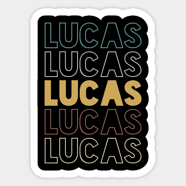 Lucas Sticker by Hank Hill